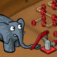 Игра Слон поливає город